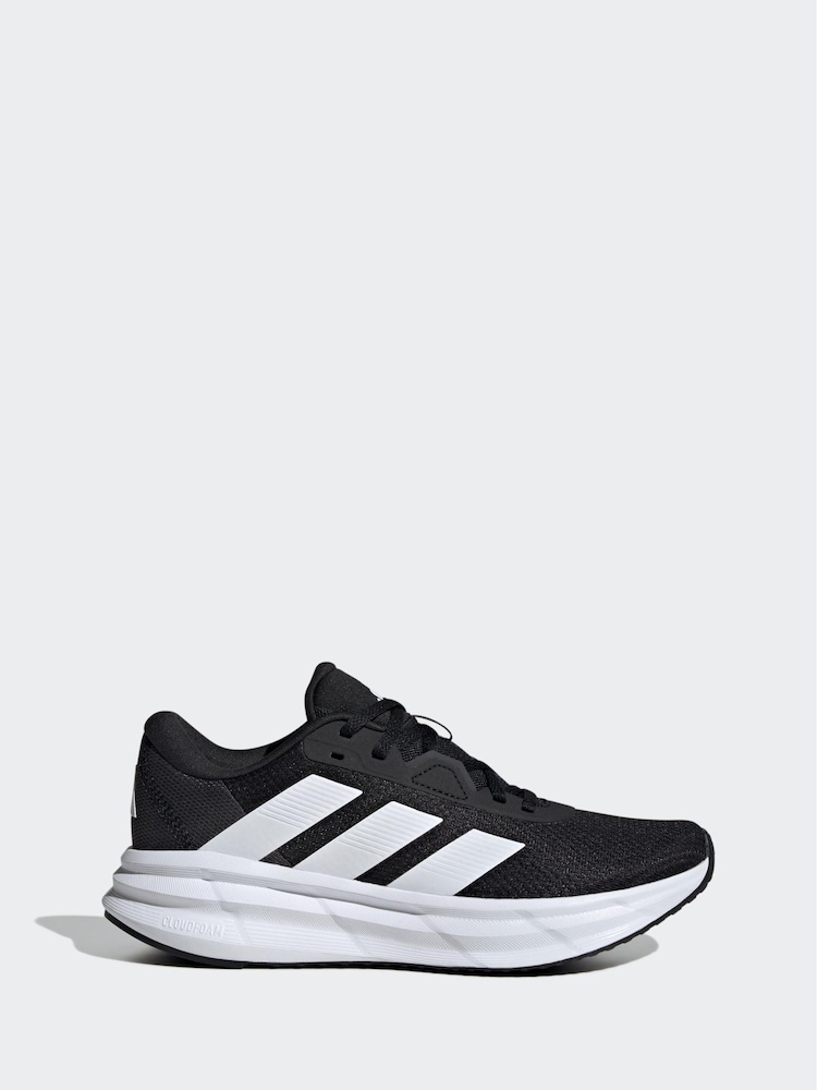 adidas Black/White Galaxy 7 Trainers - Image 1 of 17
