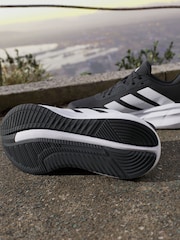 adidas Black/White Galaxy 7 Trainers - Image 12 of 17