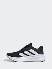 adidas Black/White Galaxy 7 Trainers - Image 2 of 17