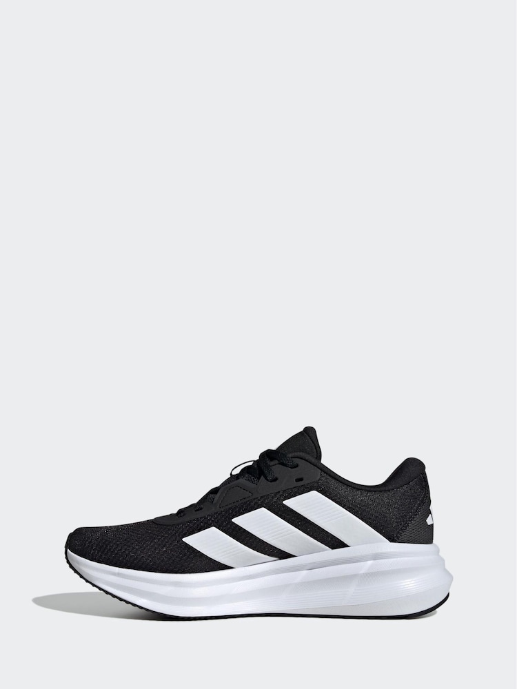 adidas Black/White Galaxy 7 Trainers - Image 2 of 17