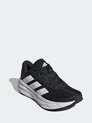 adidas Black/White Galaxy 7 Trainers - Image 3 of 17