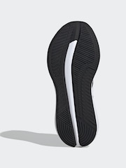 adidas Black/White Galaxy 7 Trainers - Image 7 of 17