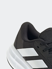 adidas Black/White Galaxy 7 Trainers - Image 8 of 17