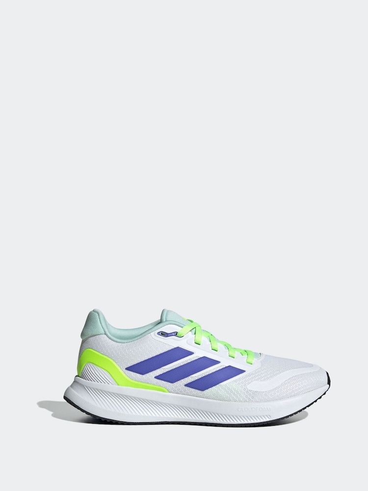 Blanc/Bleu - adidas Runfalcon Trainers - Image 1 de 10