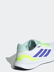 Blanc/Bleu - adidas Runfalcon Trainers - Image 4 de 10