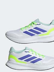 Blanc/Bleu - adidas Runfalcon Trainers - Image 5 de 10