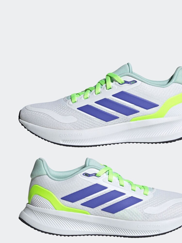 Blanc/Bleu - adidas Baskets RunFalcon - Image 5 of 10