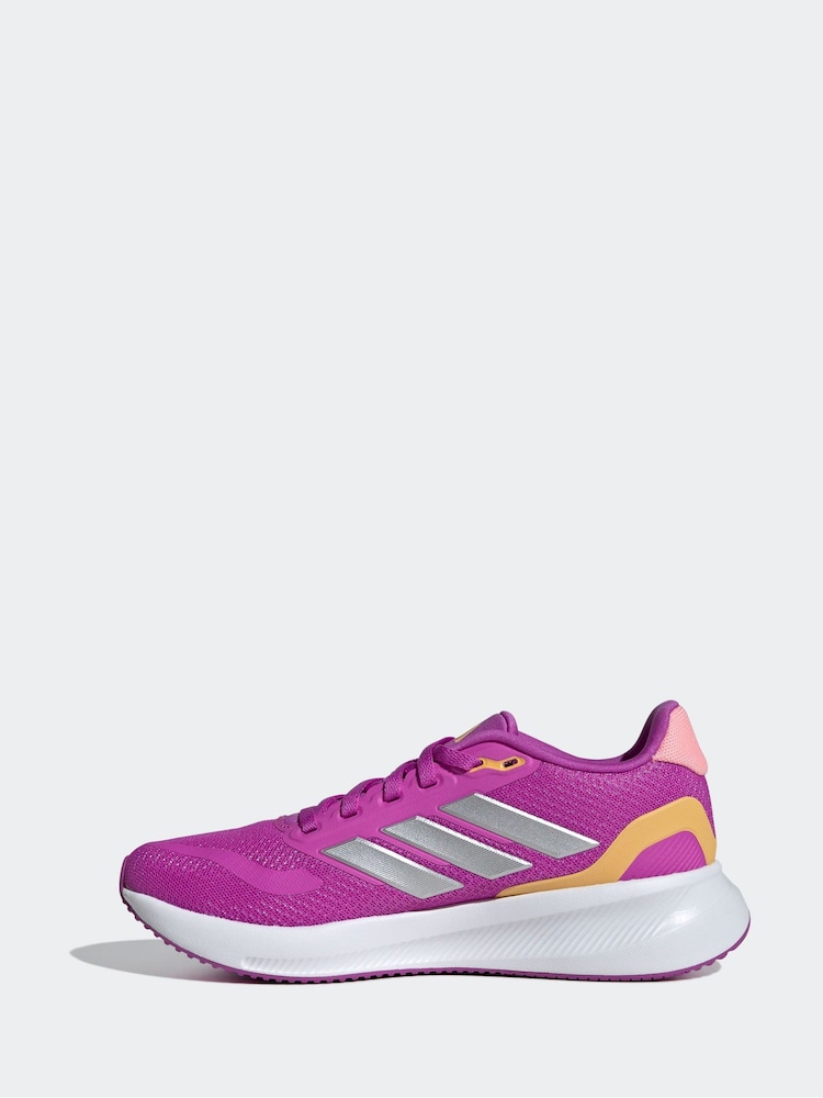 Lila - adidas Runfalcon 5 Lace Running Junior Trainers - Bild 2 von 9 Lila - adidas Runfalcon 5 Lace Running Junior Trainers - Bild 2 von 9