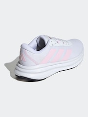 adidas White/Pink Galaxy 7 Trainers - Image 4 of 8