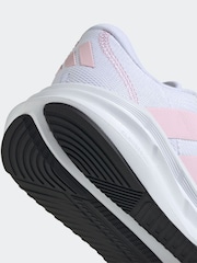 adidas White/Pink Galaxy 7 Trainers - Image 8 of 8