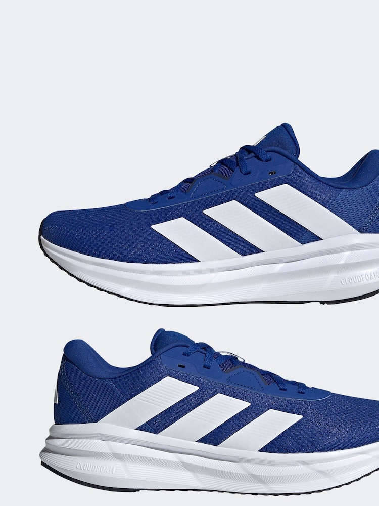 adidas Blue/white Galaxy 7 Running Trainers - Image 8 of 10