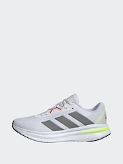 adidas White Galaxy 7 Running Trainers - Image 6 of 10