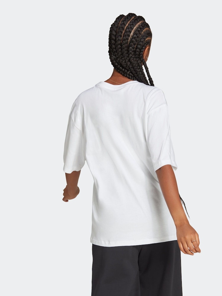 adidas White 100% Cotton Sportswear Future Icons Winners 3.0 T-Shirt - Image 2 of 7