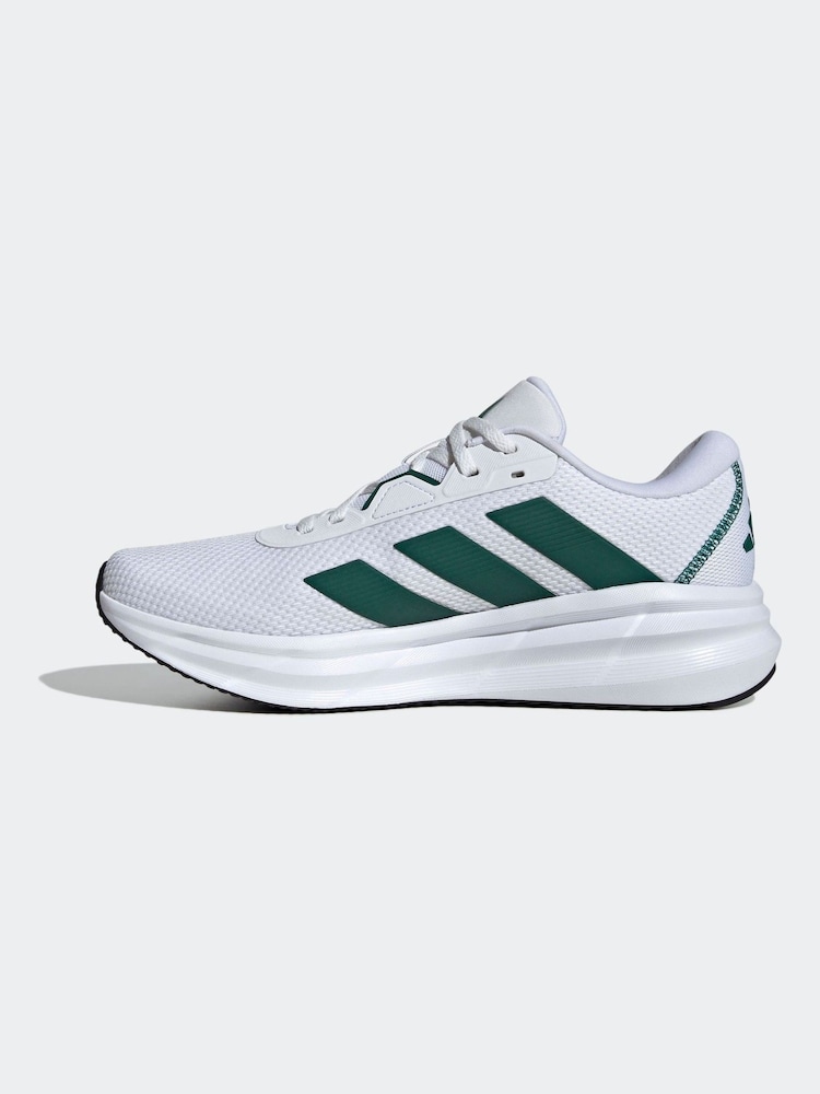 adidas Off White Galaxy 7 Running Trainers - Image 2 of 9