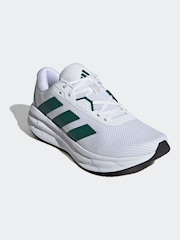adidas Off White Galaxy 7 Running Trainers - Image 3 of 9