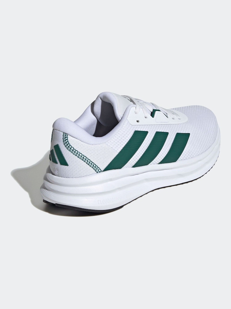 adidas Off White Galaxy 7 Running Trainers - Image 4 of 9