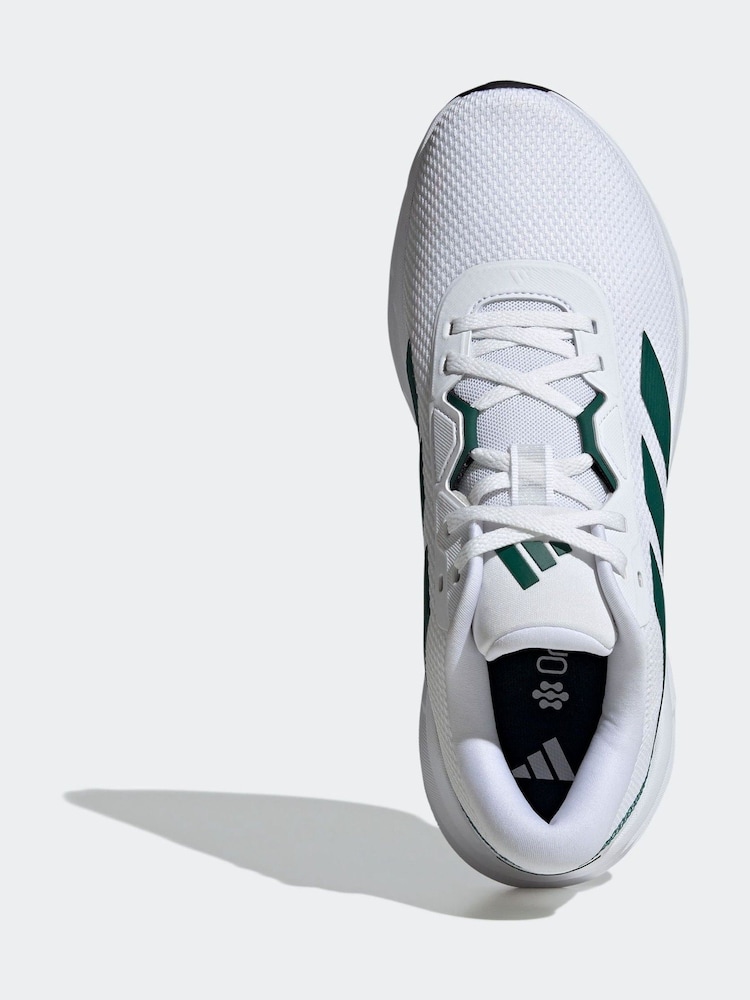 adidas Off White Galaxy 7 Running Trainers - Image 5 of 9