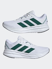 adidas Off White Galaxy 7 Running Trainers - Image 7 of 9