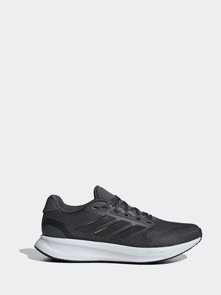 adidas Dark Grey Runfalcon 5 Running Trainers - Image 1 of 9