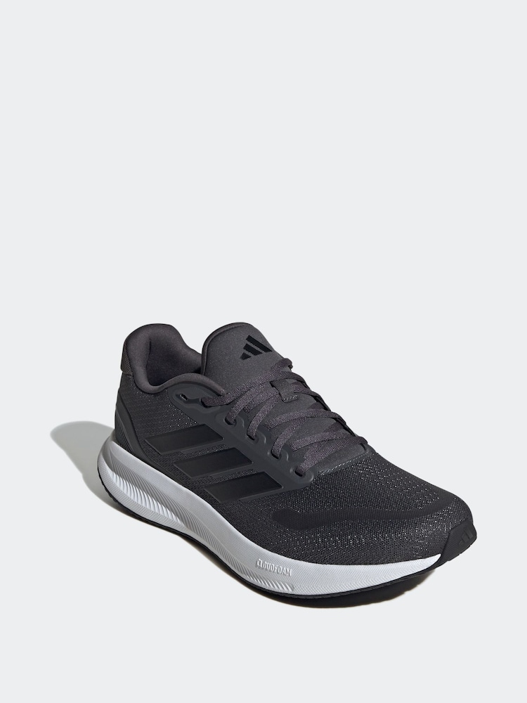 adidas Dark Grey Runfalcon 5 Running Trainers - Image 3 of 9