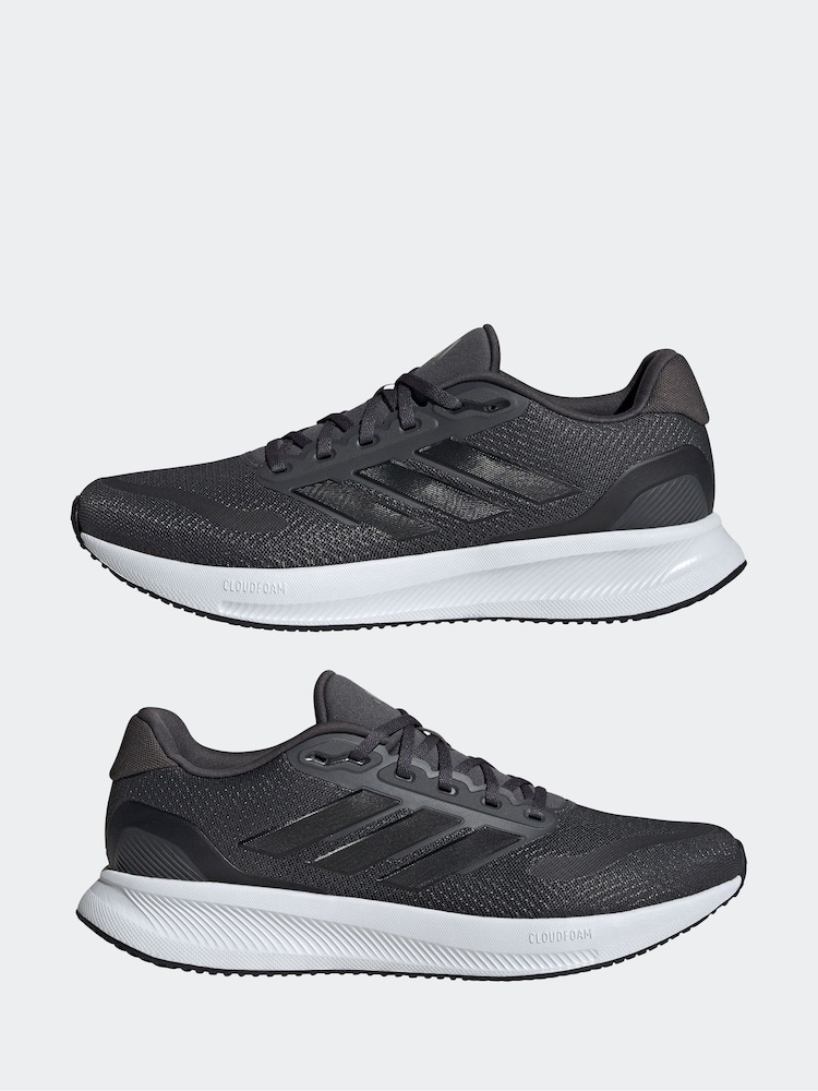 adidas Dark Grey Runfalcon 5 Running Trainers - Image 7 of 9