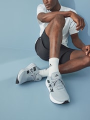 adidas Grey/white Galaxy 7 Running Trainers - Image 1 of 11