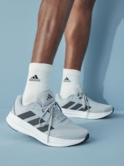 adidas Grey/white Galaxy 7 Running Trainers - Image 2 of 11