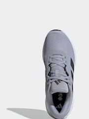 adidas Grey/white Galaxy 7 Running Trainers - Image 8 of 11
