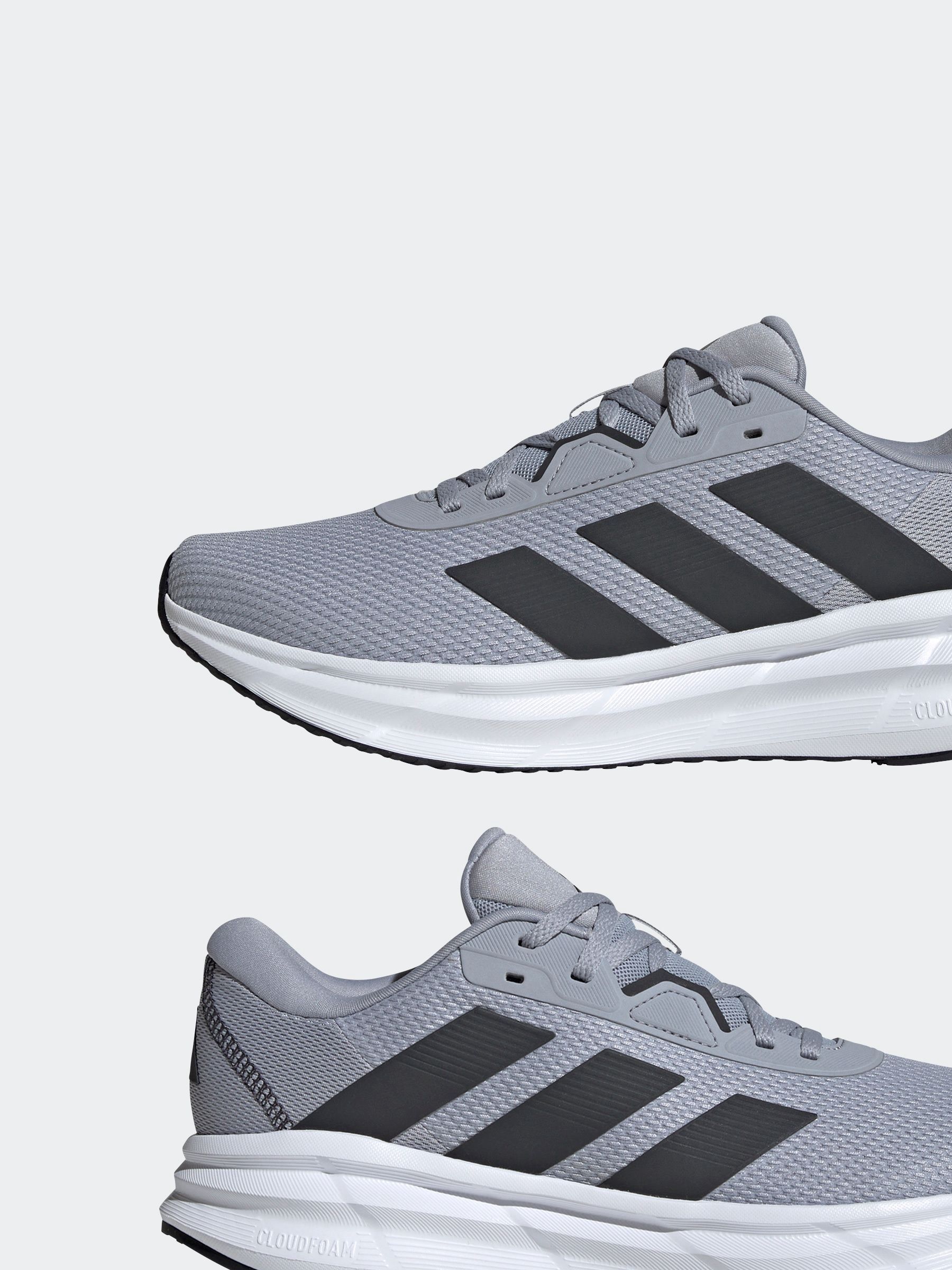 adidas Grey white Galaxy 7 Running Trainers