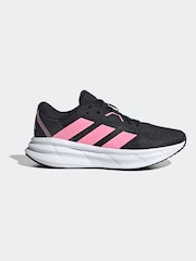 adidas Black/Pink Galaxy 7 Trainers - Image 1 of 9