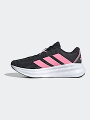 adidas Black/Pink Galaxy 7 Trainers - Image 4 of 9