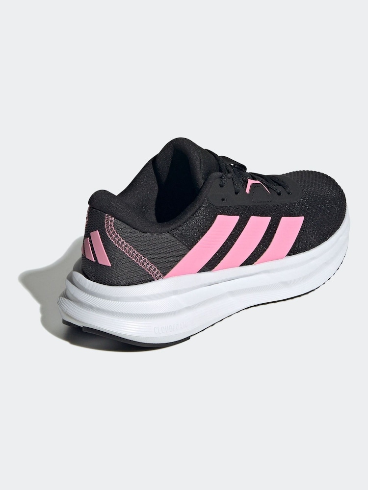 adidas Black/Pink Galaxy 7 Trainers - Image 5 of 9