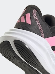 adidas Black/Pink Galaxy 7 Trainers - Image 6 of 9