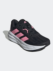 adidas Black/Pink Galaxy 7 Trainers - Image 8 of 9