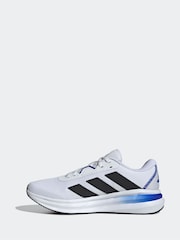 adidas Light blue/White Galaxy 7 Running Trainers - Image 2 of 8