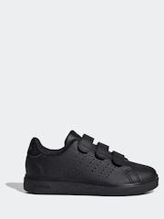 adidas charcoal Black Kids Advantage Base 2.0 Trainers - Image 1 of 11