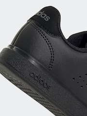 adidas charcoal Black Kids Advantage Base 2.0 Trainers - Image 10 of 11