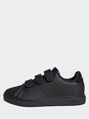 adidas charcoal Black Kids Advantage Base 2.0 Trainers - Image 2 of 11