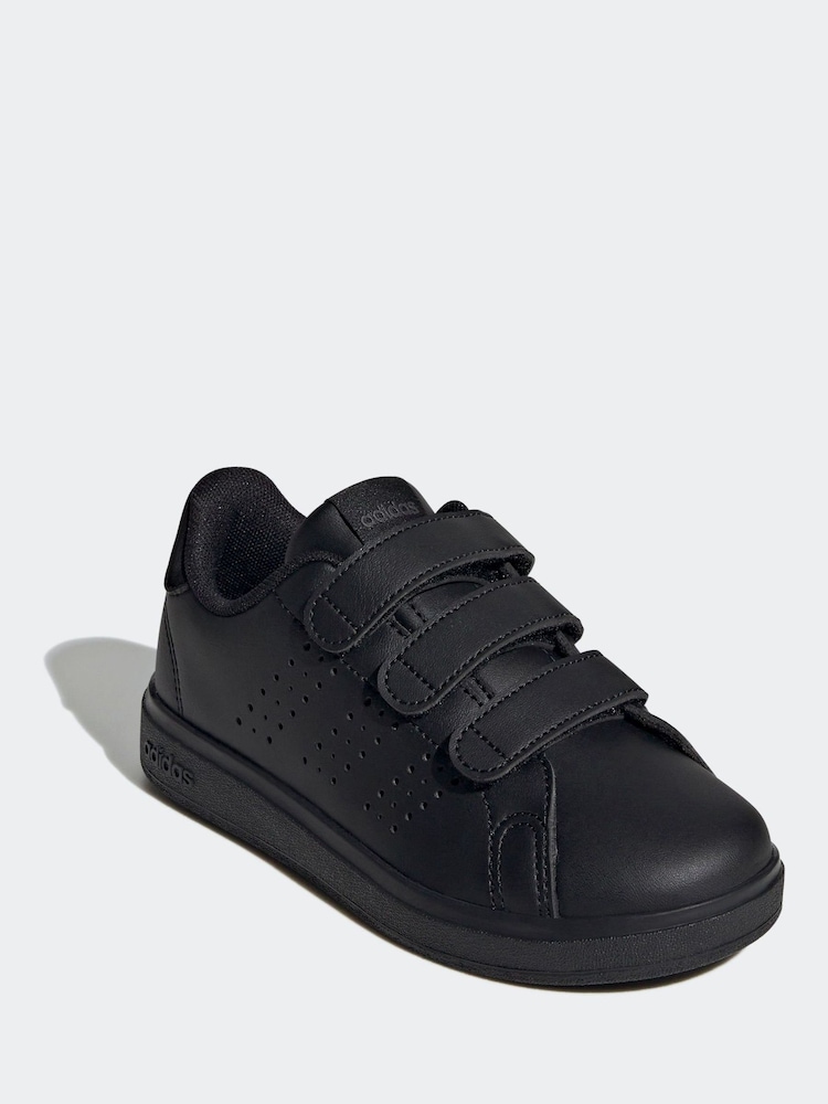 adidas Advantage Base 2.0 Shoes Pure Black Kids - 35