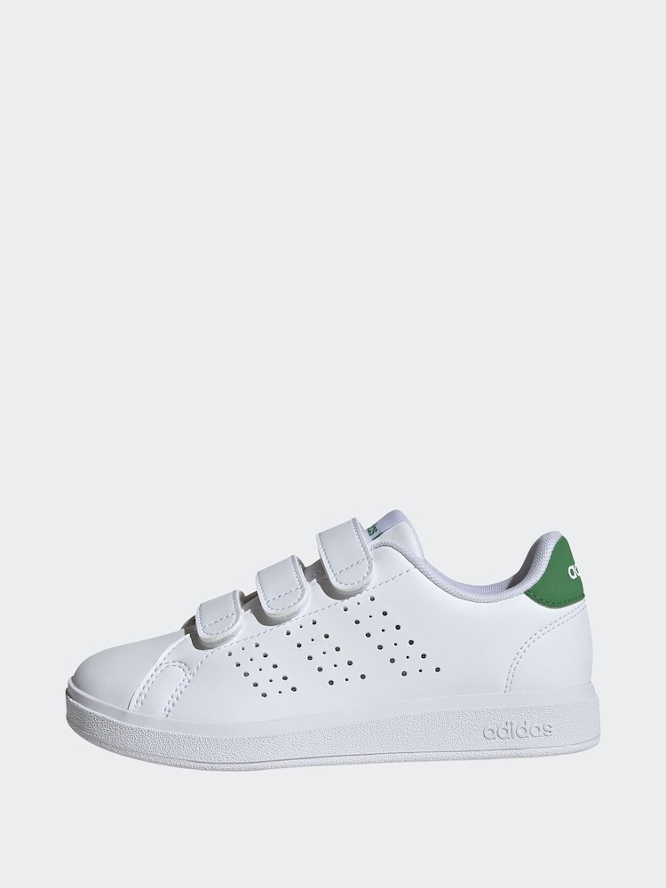 לבן שמנת - adidas נעלי ספורט, דגם 2.0 Advantage Base לילדים - Image 3 of 10