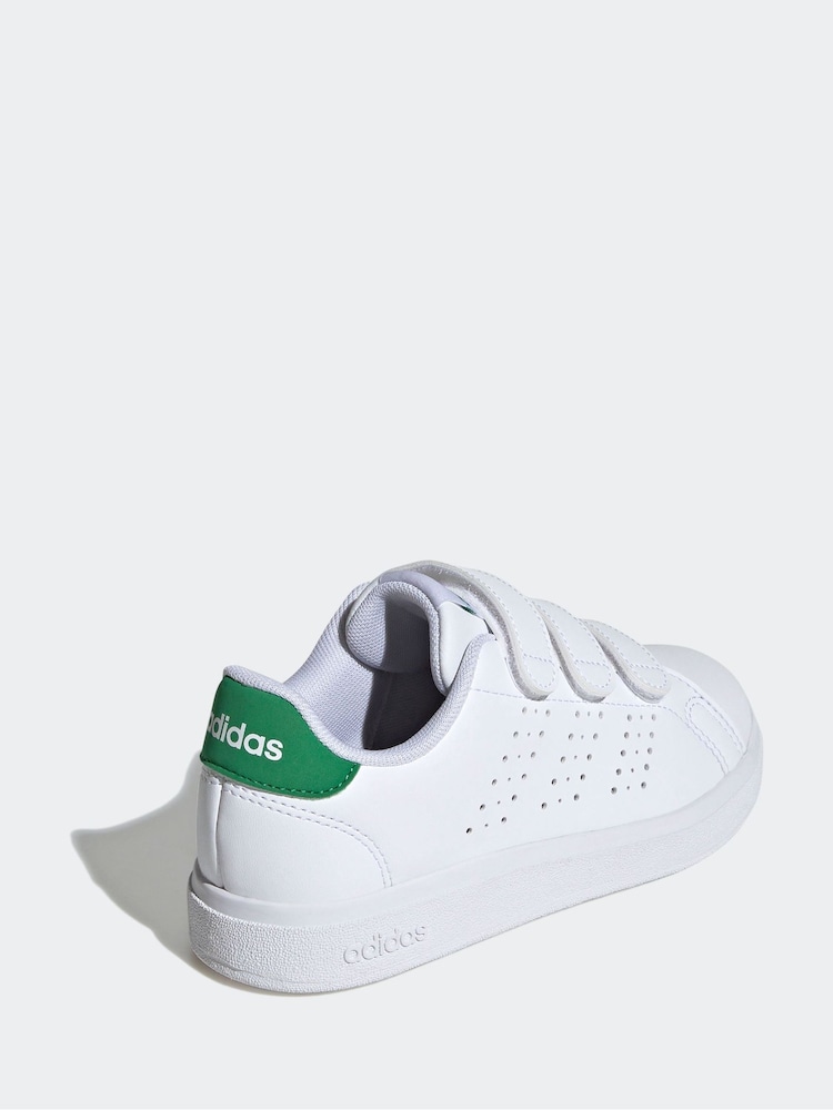 לבן שמנת - adidas נעלי ספורט, דגם 2.0 Advantage Base לילדים - Image 5 of 10