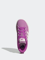 adidas Purple Kids VS Pace 2.0 Trainers - Image 5 of 8