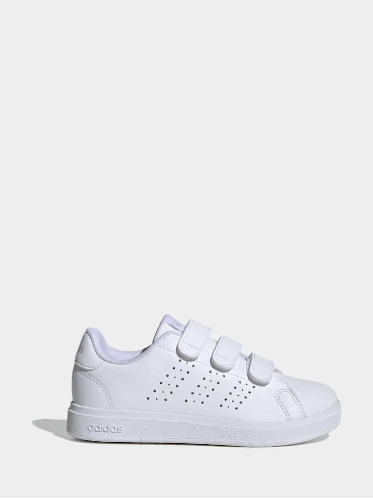 adidas Ivory Kids Advantage Base 2.0 Trainers - Image 1 of 8