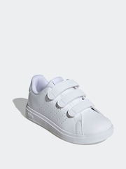 adidas Ivory Kids Advantage Base 2.0 Trainers - Image 3 of 8