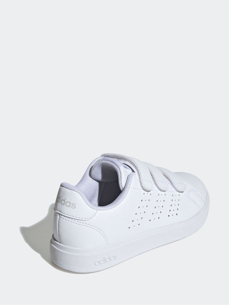 adidas gazelle silver green womens Adidas Neo Advantage Low Leather Trainers UK10/US10.5/EU44.5 F36422 White/Red  – VintageTrainers main image 1