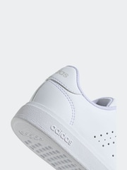 adidas Ivory Kids Advantage Base 2.0 Trainers - Image 7 of 8