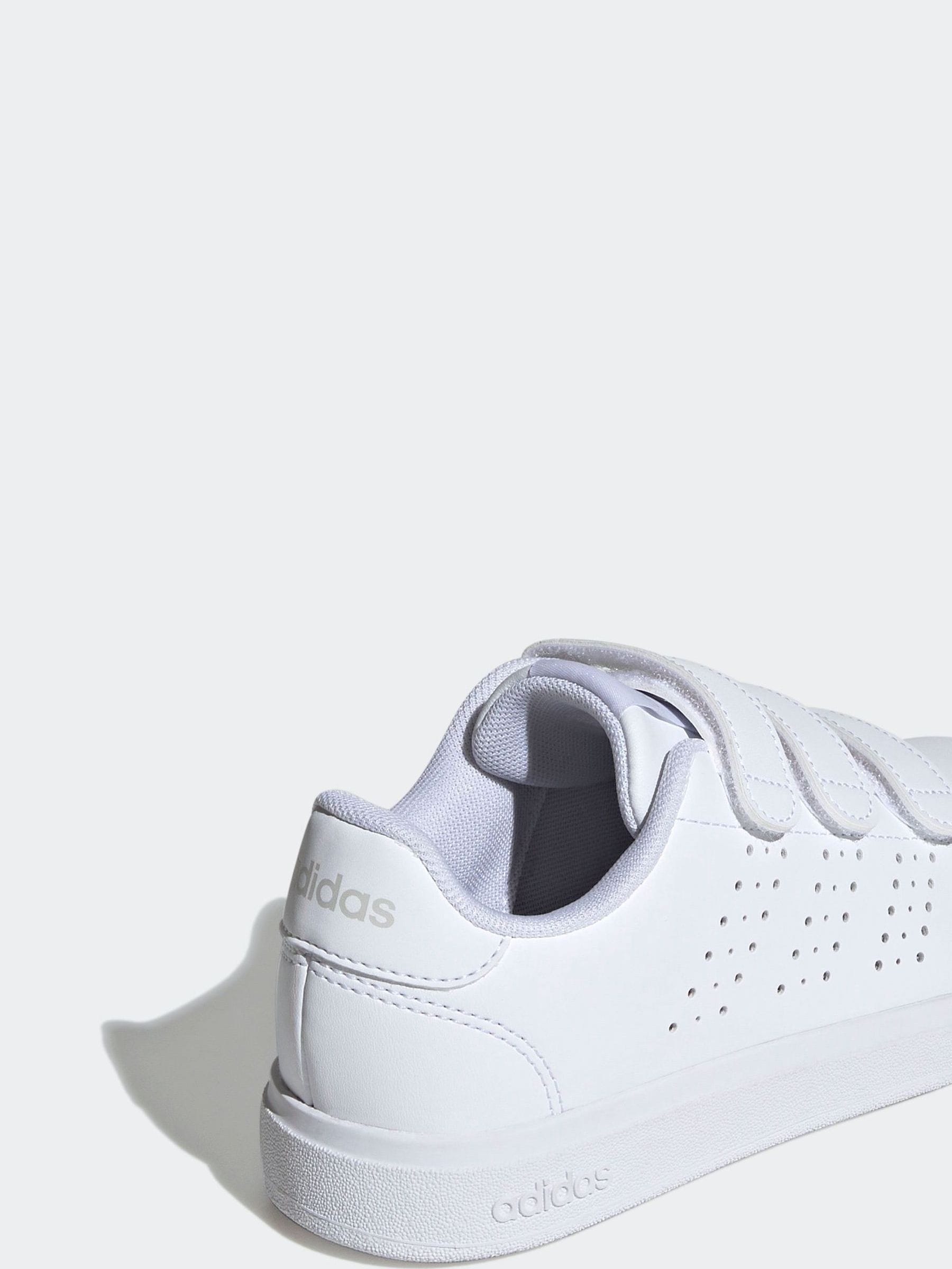 購買白色- adidas Advantage Base 2.0魔術貼兒童運動鞋from Next Hong Kong