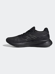 adidas Black Runfalcon 5 Trainers - Image 2 of 9