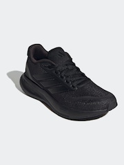 adidas Black Runfalcon 5 Trainers - Image 3 of 9