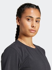 adidas Black Yoga T-Shirt - Image 6 of 8